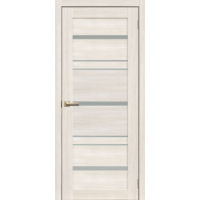 Дверь межкомнатная ламинированная Сибирь Профиль Lite doors L13 Бьянко, стекло белое матовое
